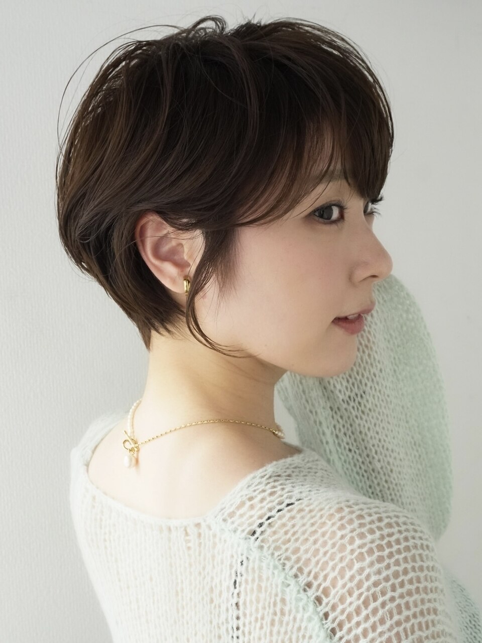 ショートヘア仕上がり